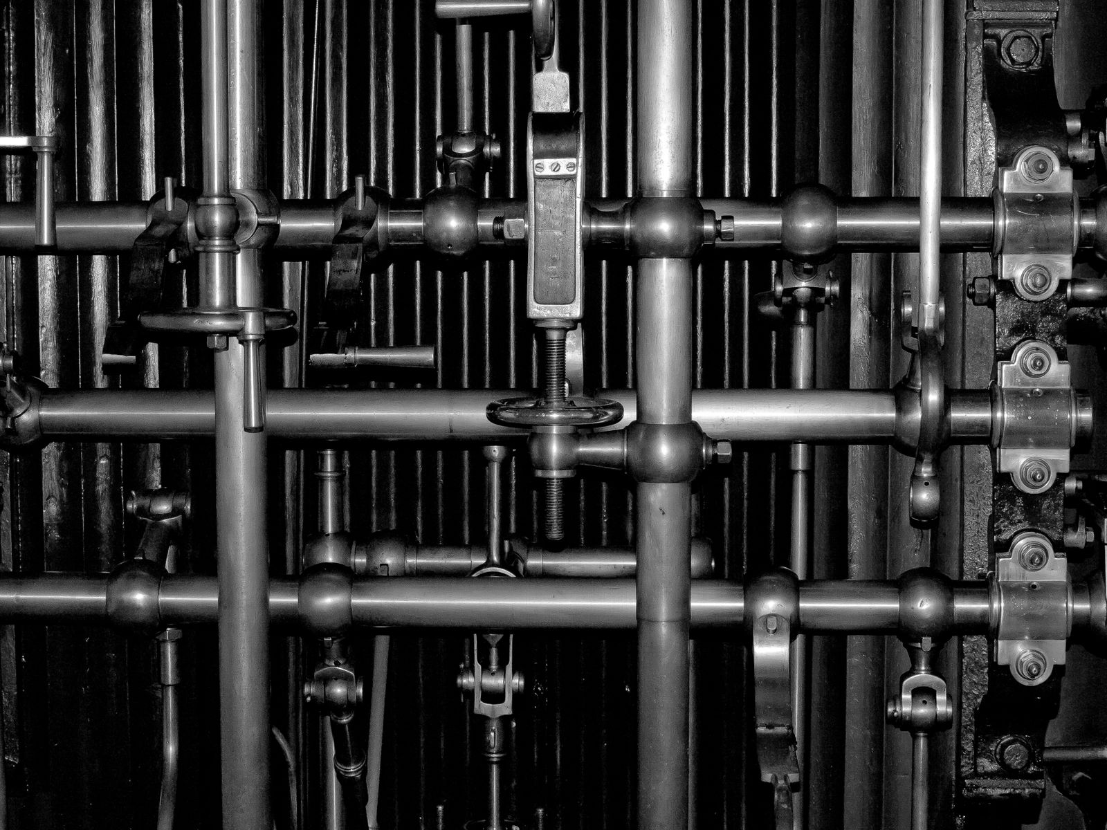 Industrial pipework detail